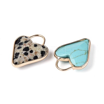 Natural & Synthetic Mixed Stone Faceted Pendants G-Q601-03G-1