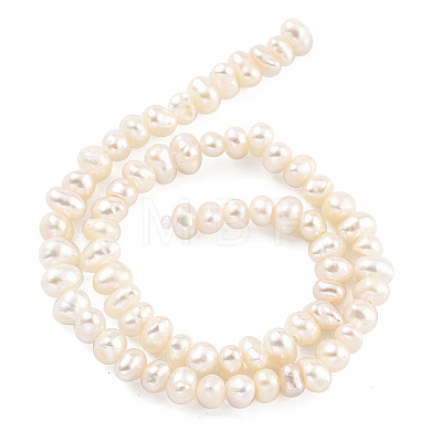 Natural Cultured Freshwater Pearl Beads Strands PEAR-C003-06E-1