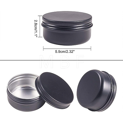 Round Aluminium Tin Cans CON-BC0005-10B-1
