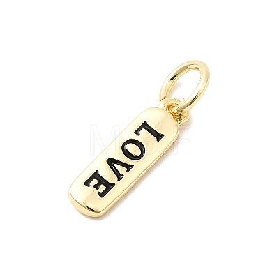 Brass Enamel Charms KK-P338-01G-B01-1