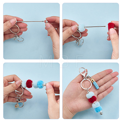 DIY Keychains Kits DIY-BM0002-10-1