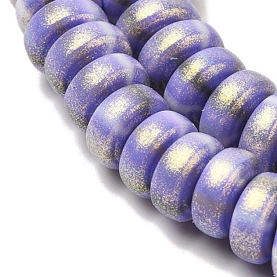 Handmade Polymer Clay Beads Strands CLAY-H006-03J-1