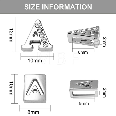 Zinc Alloy Slide Charms FIND-SZ0001-32-1