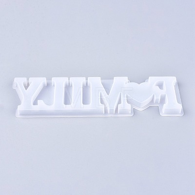 DIY Word Family Silicone Molds DIY-L042-003-1