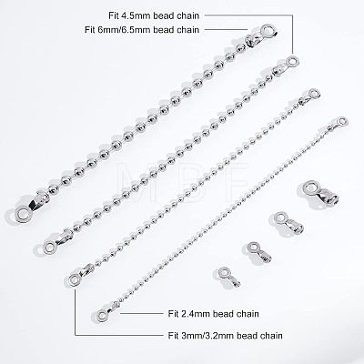 304 Stainless Steel Ball Chain Connectors STAS-NB0004-27P-1