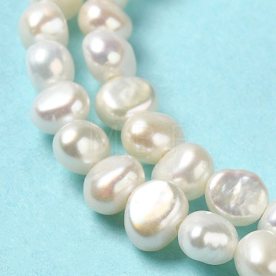 Natural Cultured Freshwater Pearl Beads Strands PEAR-E017-16-1