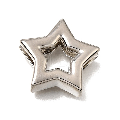 Brass Slide Charms KK-CBAEEA8-07P-1