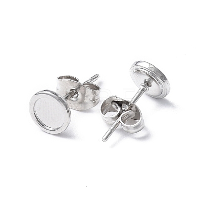 304 Stainless Steel Stud Earring Finding EJEW-I285-41P-1