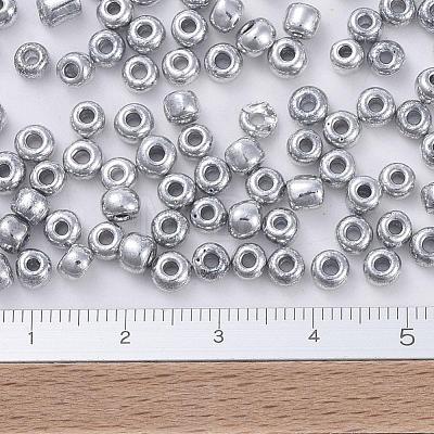 Electroplate Glass Seed Beads SEED-Q005-P-1