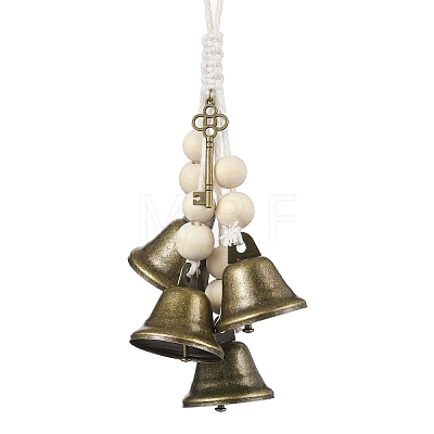 Iron Bell Wind Chimes HJEW-JM01954-01-1