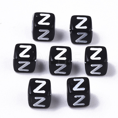 Opaque Acrylic Beads SACR-N002-01Z-1