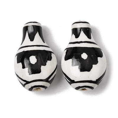 Handmade Porcelain Beads PORC-K012-14A-1