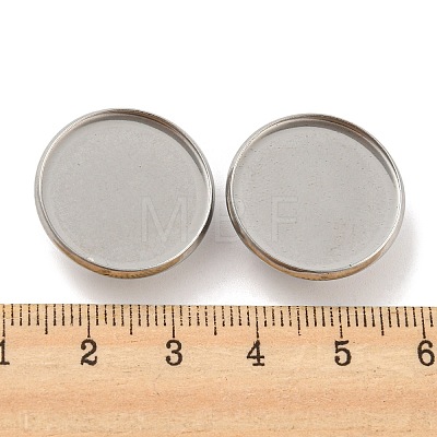 304 Stainless Steel Brooch Base Settings FIND-D035-04D-P-1