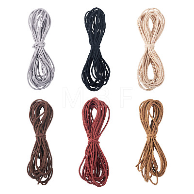 30M 6 Colors Polyester Elastic Cords EC-TA0001-07A-1