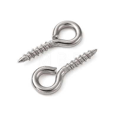 Tarnish Resistant 304 Stainless Steel Screw Eye Pin Peg Bails STAS-L234-165A-P-1