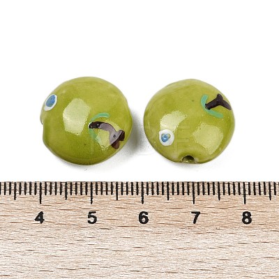 Handmade Porcelain Beads PORC-I029-08A-1