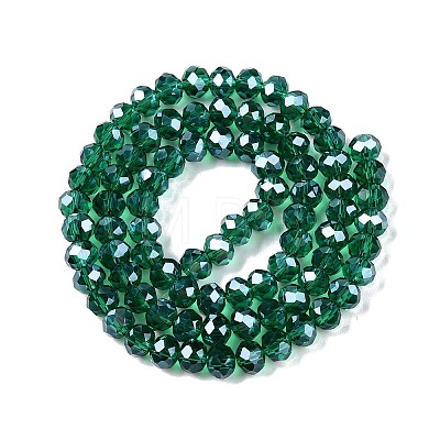 Electroplate Glass Beads Strands EGLA-A044-T6mm-A18-1