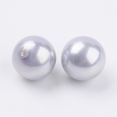 Shell Pearl Half Drilled Beads BSHE-G015-14mm-04D-1