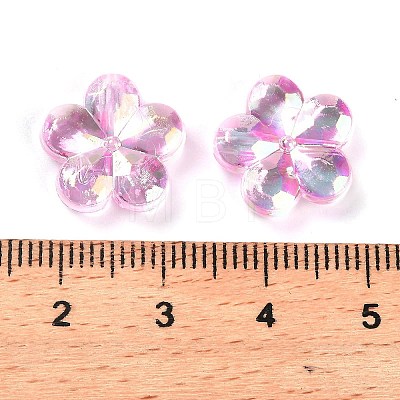 Transaparent Acrylic Beads PACR-H004-01C-1