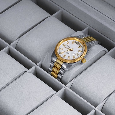 Flocking Cloth Jewelry Watch Displays BDIS-WH0004-02A-1