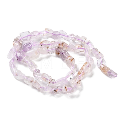 Natural Amethyst Beads Strands G-P497-01C-26-1