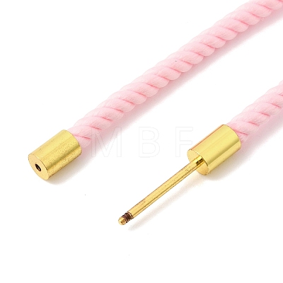 3MM Round Nylon Milan Cord Necklaces Making BJEW-H642-01G-28-1