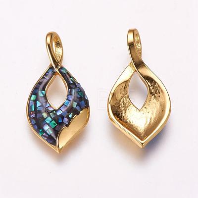 Freshwater Shell Pendants ZIRC-F057-01A-1