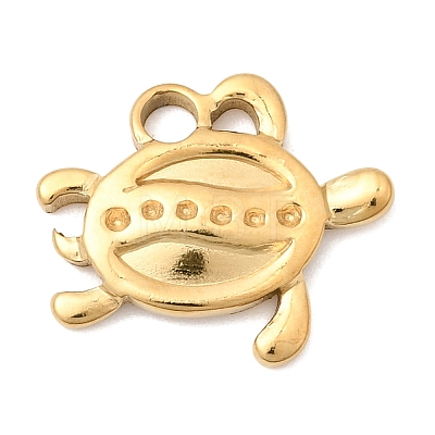 304 Stainless Steel Rhinestone Pendant Settings STAS-P450-03G-1