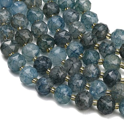 Dyed Imitation Jade Glass Beads Strands GL-Z001-02A-12-1