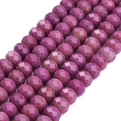 Faceted Dyed Natural White Jade Beads Strands GG-CBAE966-01B-B-1