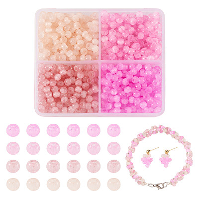 932Pcs 4 Colors Drawbench Style Glass Seed Beads SEED-TADJ0001-06-1