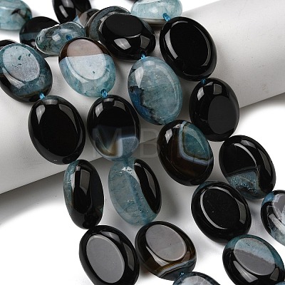 Natural Agate Beads Strands G-F820-N01-01B-1
