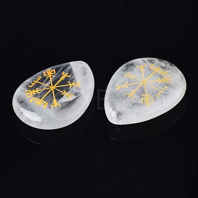Natural Quartz Crystal Pendants G-T122-72N-1