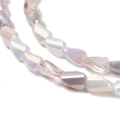 Electroplate Glass Beads Strands EGLA-P065-01A-02-1
