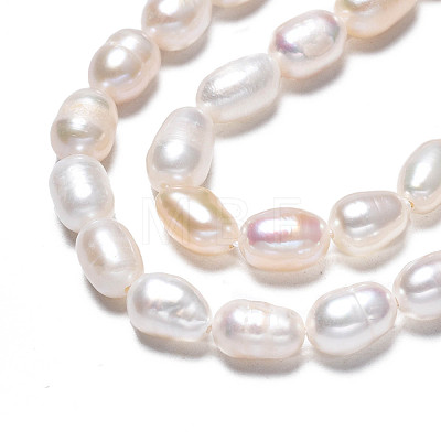 Natural Cultured Freshwater Pearl Beads Strands PEAR-N012-05D-1