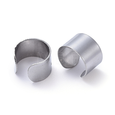 Unisex 304 Stainless Steel Cuff Earrings X-EJEW-P135-03A-1