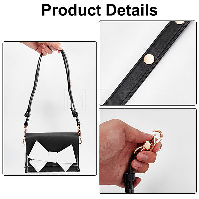 Adjustable PU Leather Bag Handles FIND-WH0135-72B-1