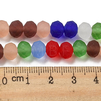 Transparent Glass Beads Strands X-EGLA-A034-M8mm-63-1
