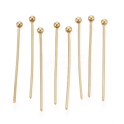 304 Stainless Steel Head Pins STAS-T065-25mm-20G-1