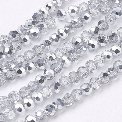 Electroplate Glass Beads Strands LS-EGLA-J042-4mm-H02-1