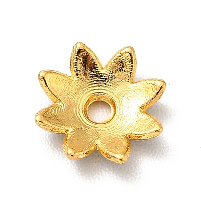 Multi-Petal Alloy Enamel Bead Caps FIND-G029-02G-01-1