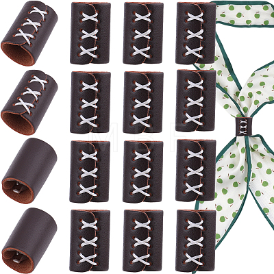 20Pcs PU Leather Cord Ends FIND-CL0002-36-1