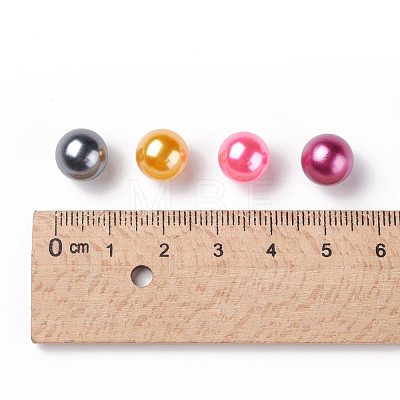 Imitation Pearl Acrylic Beads OACR-S011-10mm-ZM-1