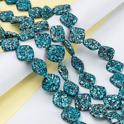 Synthetic Turquoise Beads Strands G-C180-08-1