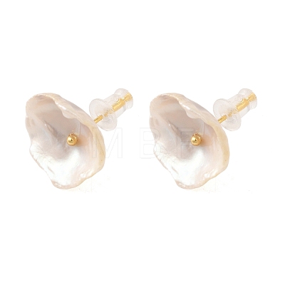 Sterling Silver Studs Earrings EJEW-K273-11G-1