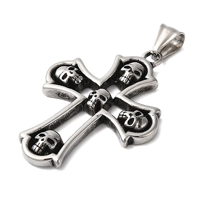 304 Stainless Steel Pendants STAS-Z067-05P-1