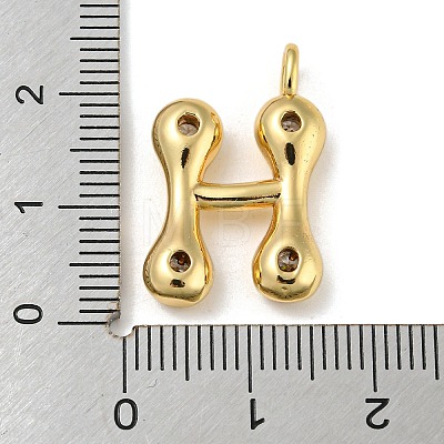 Rack Plating Brass Micro Pave Cubic Zirconia Pendants KK-A200-24G-H-1