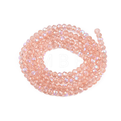 Electroplate Glass Beads Strands EGLA-A044-T2mm-L21-1