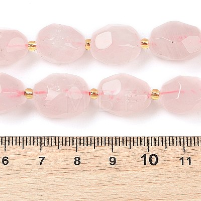 Natural Rose Quartz Beads Strands G-P541-A01-02-1