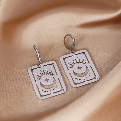 304 Stainless Steel Hoop Earrings FS-WGB8D04-01-1
